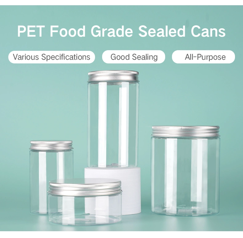 Food Storage Plastic Bottle Pickcle Pet Jar Stock Food Packaging Sealed Storage Pet Jar