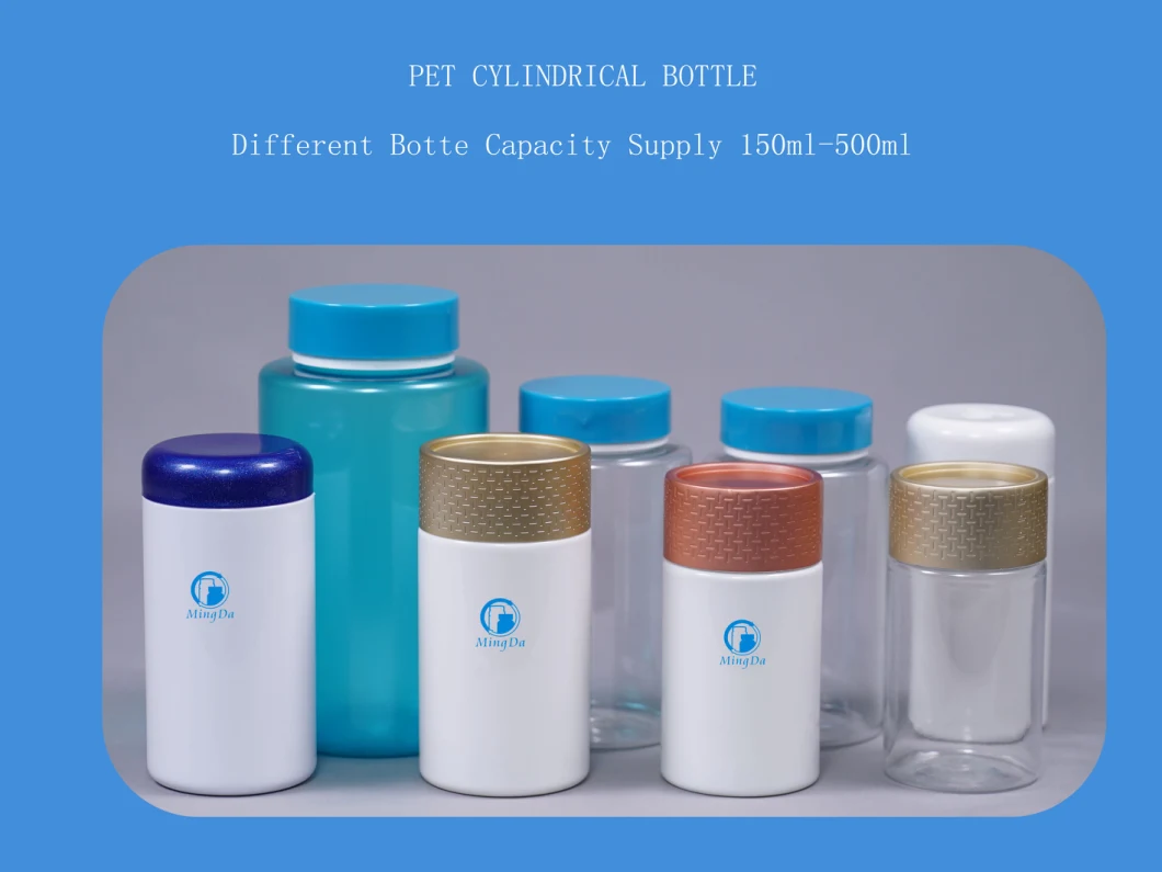 White Pet Cylindrical Bottle (MD-818)