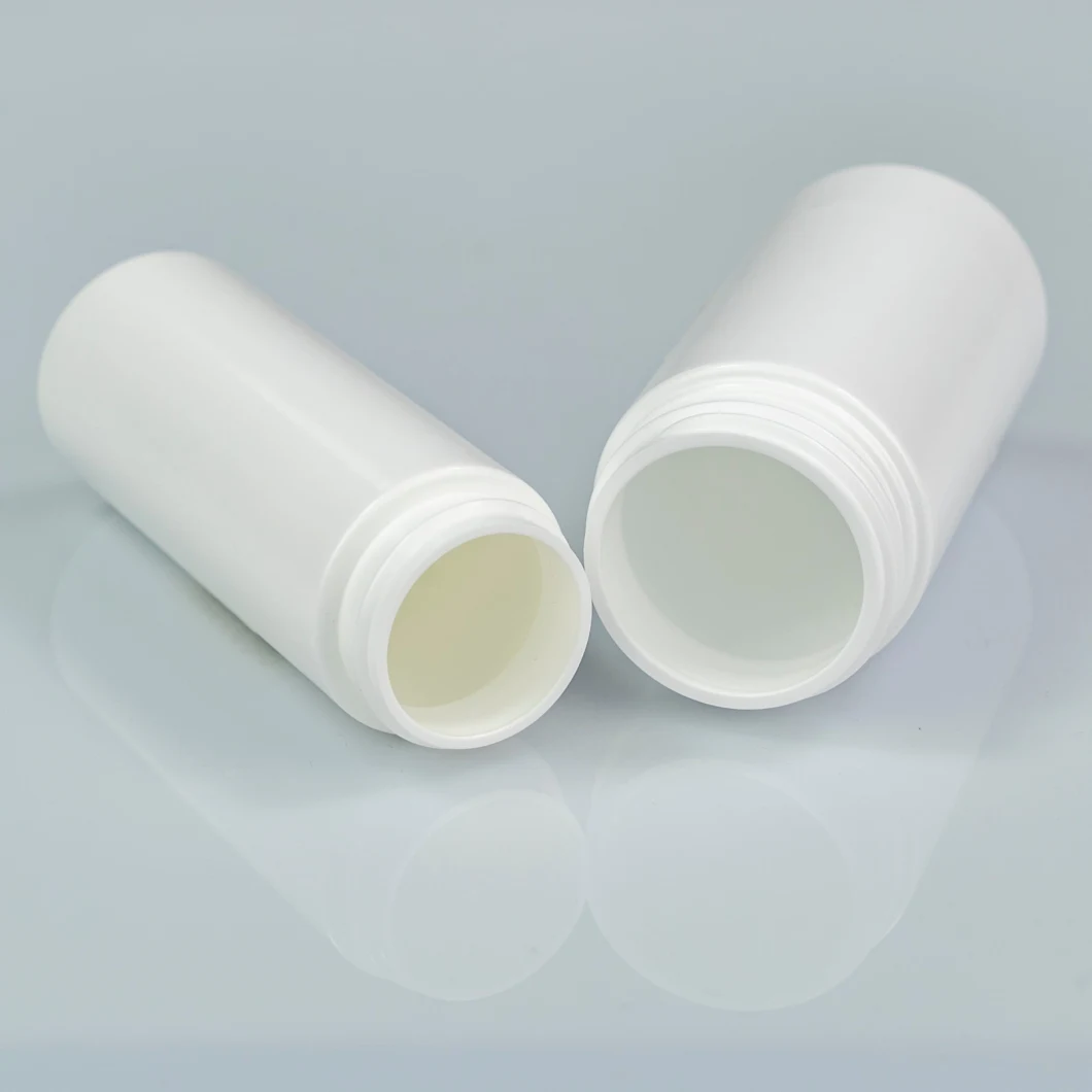 Manufacturer Free Sample 85ml Cylindrical High Density Hot Sale Empty Oxygen Resistance Food Medicine Healthcare Products Matte Skin HDPE plastic Bottle