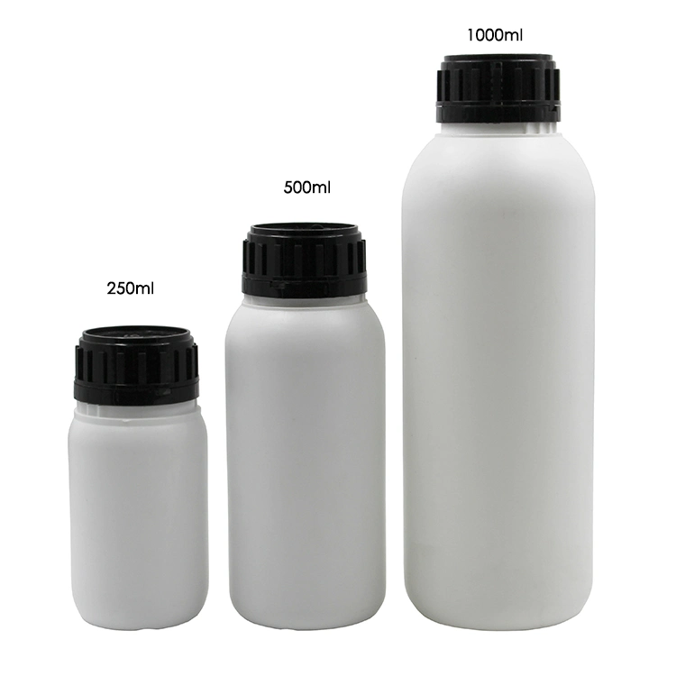 250ml 500ml 1000ml HDPE Plastic Agricultural Pesticide Bottle