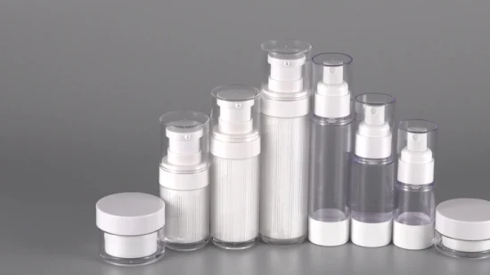 50g 100g White Color Face Cream Bottle PP Plastic Double Wall Container Face Cream Bottle Jar