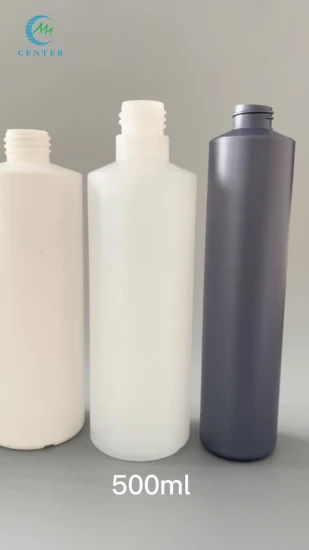 200ml Empty HDPE Lotion Squeeze Cosmetic Round White Color Plastic Bottles with Filp Top Cap