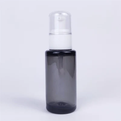 Thick Wall Cylindrical Pet Cosmetic Toner Bottle with Screw Cap