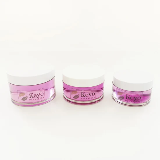 Free Sample 30ml 50ml 100ml 150ml 200ml 250ml 300ml Pet Plastic Cream Body Butter Hair Cream Jar with White Lid