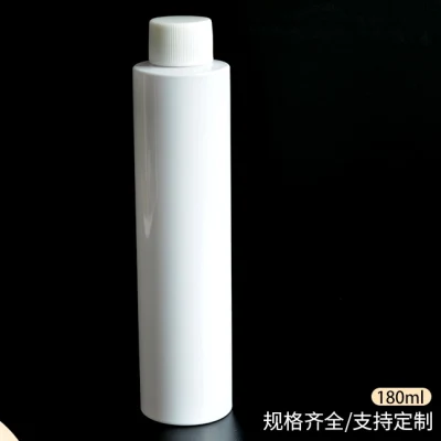 180ml Pet Cylindrical Bottle with 24 Teeth Ordinary Screw Cap