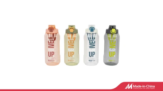 2023 Custom Logo 1400ml Gym Sport Plastic Drink Water Bottle