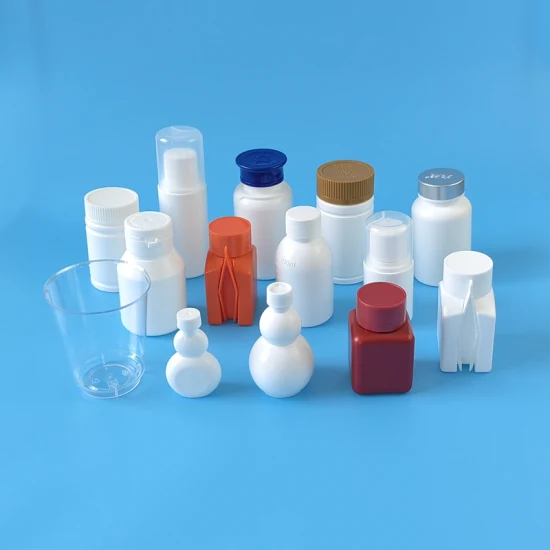 CE/FDA Approved HDPE Plastic Medicine Square Bottles with Screw Cap, Pharmaceutical Bottle, Tablet Bottle, Capsules Bottles, Powder Bottle Health Care Bottle